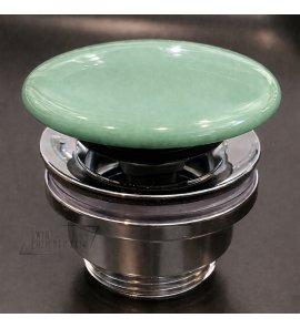 Flaminia Korek umywalkowy uniwersalny ceramiczny verde giada PLCEVG