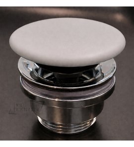 Flaminia Korek umywalkowy uniwersalny ceramiczny cenere PLCECEN