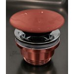Flaminia Korek umywalkowy uniwersalny ceramiczny rosso rubens PLCERRU