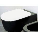      Flaminia Link Miska Wc wisząca bez deski sedesowej 36x56 cm Czarny 5051/WCNER WYPRZEDAŻ MAGAZYNOWA!!