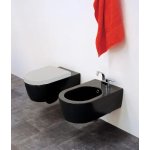      Flaminia Link Miska Wc wisząca bez deski sedesowej 36x56 cm Czarny 5051/WCNER WYPRZEDAŻ MAGAZYNOWA!!