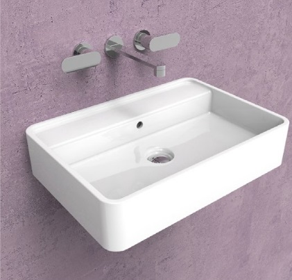 Flaminia Miniwash Umywalka stawiana na blat/wisząca 60x42 cm Biały MW60S