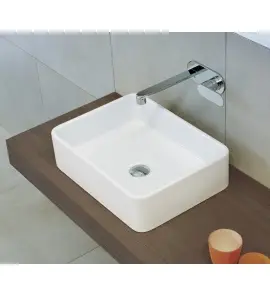 Flaminia Miniwash Umywalka stawiana na blat/ścienna 48x36 cm Biały MWL48