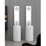 Flaminia Monoroll Umywalka przyścienna Ø 44 cm Biały MR44P