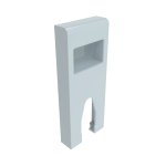Flaminia Niagara Półka do bidetu 41,5x98,5 azzurro polvere glossy TR40AP