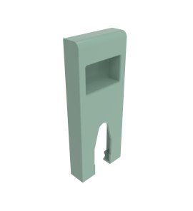 Flaminia Niagara Półka do bidetu 41,5x98,5 menta matt TR40ME