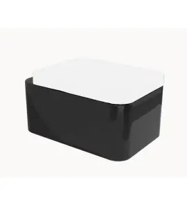 Flaminia Nile Miska WC wisząca bez deski sedesowej, bez kołnierza black NL118GNE