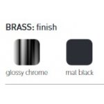 Flaminia Noke Bateria natryskowa ścienna z deszczownicą Chrom NK3260