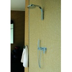 Flaminia One Bateria natryskowna ścienna z deszczownicą Chrom 112550