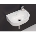 Flaminia Pass Umywalka ścienna 45x31 cm Biały PS31LM