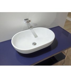   Flaminia Pass Umywalka stawiana na blat 62x40 cm Biały PS62C NA MAGAZYNIE!!