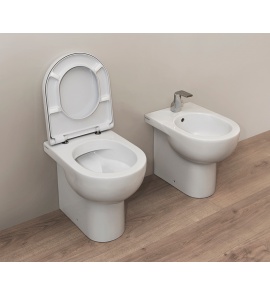 Flaminia Quick Miska Wc stojąca 51x36 cm Biały QK117RG 