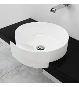       Flaminia Roll Umywalka półwpuszczana w blat Ø 44 cm Biały RL44S