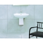       Flaminia Sprint Umywalka ścienna 64x52 cm Biały SR64L