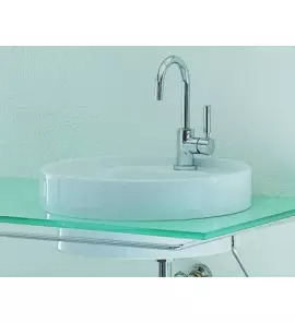 Flaminia Twin Set Umywalka wpuszczana w blat Ø 42,5 cm Biały 5055/42 Tylko 1 sztuka w takiej cenie!