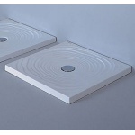 Flaminia Water Drop Brodzik kwadratowy ceramiczny 80x80 cm Biały DR80