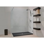 Flaminia Water Drop Brodzik ceramiczny 80x160 cm Czarny DR8016NER