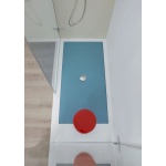 Flaminia Water Drop Brodzik ceramiczny 80x160 cm Nuvola DR8016NUV