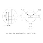 Foster Phantom Base Stalowa podstawa zlewozmywaka do blatów 40x40 stalowy 5554340 (K)