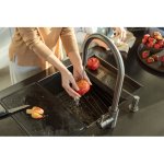 Franke Eos Neo Bateria kuchenna jednouchwytowa z wyciąganą wylewką antracyt 115.0628.256