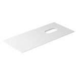 Galassia Blat ceramiczny z otworem po prawej stronie 101x46 cm Biały połysk 2060