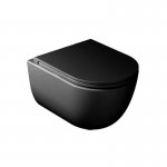 Galassia Dream miska wisząca bezrantowa 52x36 + deska wolnoopadająca antracyt 7334NEMT+7330NEMT