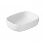 Galassia DREAM Umywalka stawiana na blat 50x38 cm Biały mat 7301MT