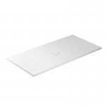 Galassia FOLIA Brodzik ceramiczny prostokątny 160x80 cm Biały mat 1053MT