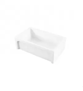 Galassia FRAME Zlew jednokomorowy 76x46 cm Biały 5117
