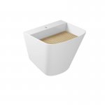 Galassia Meg 11 Umywalka ścienna 55x45 cm Biały mat 5482MT