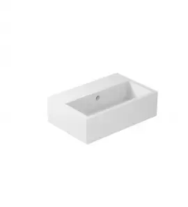 Galassia PLUS DESIGN Umywalka ścienna lub nablatowa 60x20 cm Biały mat 6032M