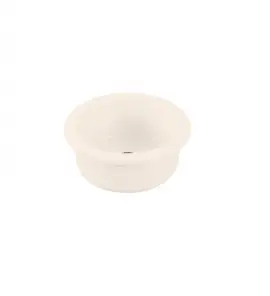 Galassia Prep Sink Zlew jednokomorowy okrągły  Ø 45 cm Biszkoptowy 5018BS