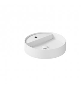 Galassia SMARTB Umywalka stawiana na blat ∅ 45 cm Biały mat 7404MT