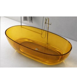 Galatea Design Anette Wanna wolnostojąca Resinmood Apricot Yellow 170x85 GDFU1052CQAY