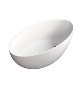 Galatea Design Arrezo Egg Wanna 160x85 biały mat GWARE160.GMB.WH