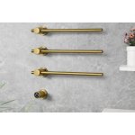 Galatea Design Balance 1 Grzejnik elektryczny 49 cm 3-el. z wyświetlaczem  sterujacym brushed gold GDD1A01EBRG  W MAGAZYNIE  