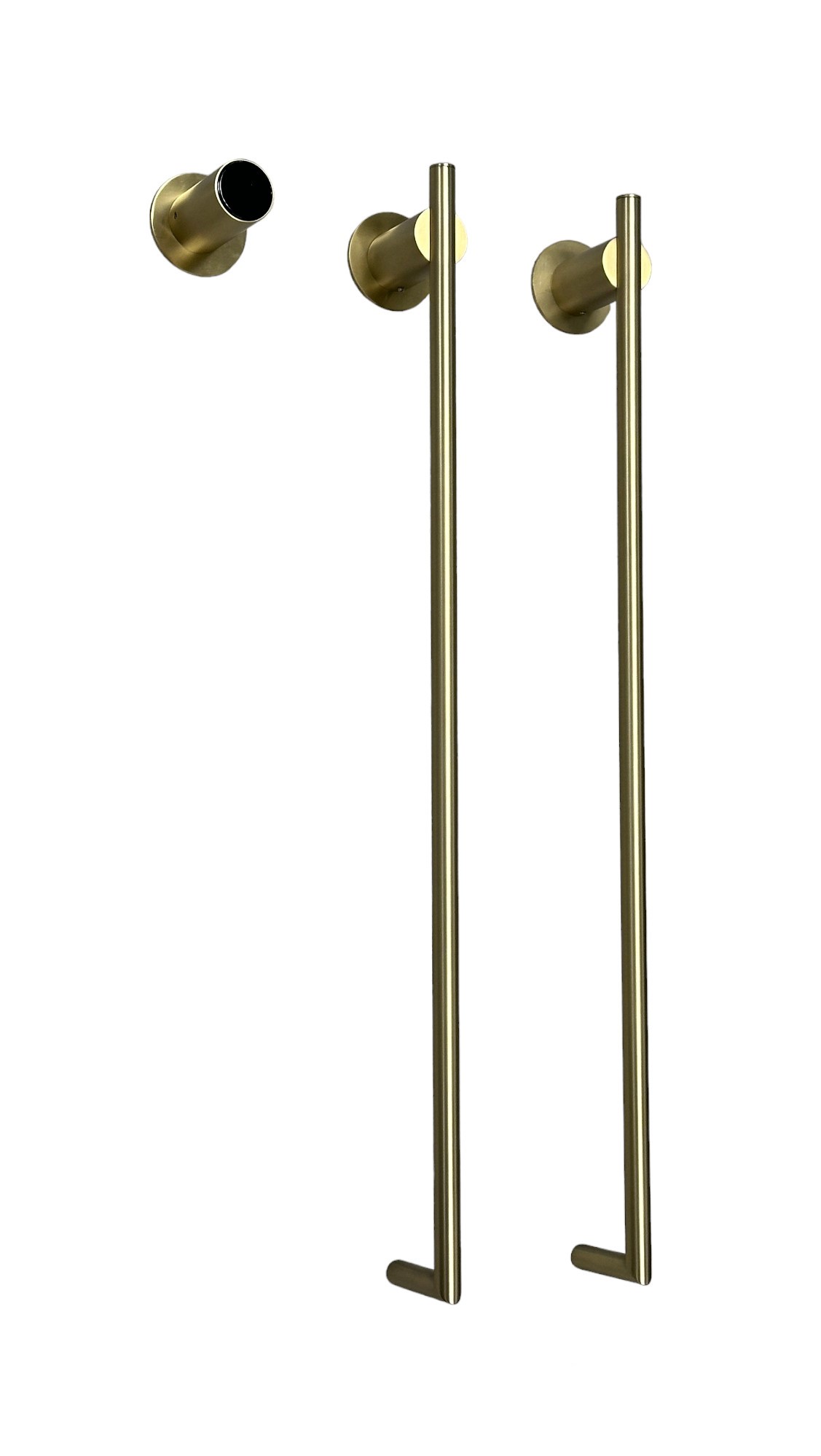 Galatea Design Balance 2 Grzejnik elektryczny odwracalny 76x37 brushed gold pvd GDA362BRG W MAGAZYNIE!!