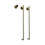   Galatea Design Balance 2 Grzejnik elektryczny odwracalny 76x37 brushed gold pvd GDA362BRG W MAGAZYNIE!!