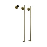        Galatea Design Balance 2 Grzejnik elektryczny odwracalny 76x37 brushed gold pvd GDA362BRG W MAGAZYNIE!!