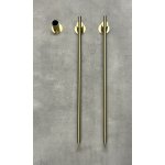   Galatea Design Balance 2 Grzejnik elektryczny odwracalny 76x37 brushed gold pvd GDA362BRG W MAGAZYNIE!!