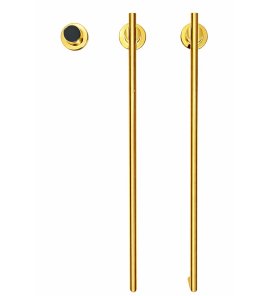 Galatea Design Balance 2 Grzejnik elektryczny odwracalny 76x37 gold GDA362OR