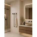  Galatea Design Balance 2 Grzejnik elektryczny odwracalny 76x37 coffe bronze brushed PVD GDA362CB 