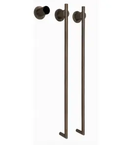  Galatea Design Balance 2 Grzejnik elektryczny odwracalny 76x37 coffe bronze brushed PVD GDA362CB 