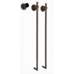 Galatea Design Balance 2 Grzejnik elektryczny odwracalny 76x37 coffe bronze brushed PVD GDA362CB 