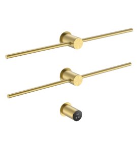Galatea Design Balance 3 Grzejnik elektryczny 85,5x36 brushed gold GDS016BRG