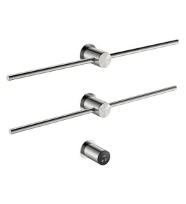 Galatea Design Balance 3 Grzejnik elektryczny 85,5x36 brushed nickel GDS016BN