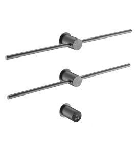 Galatea Design Balance 3 Grzejnik elektryczny 85,5x36 gunmetal GDS016GM