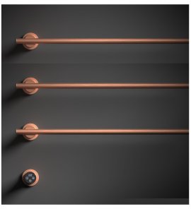   Galatea Design Balance 4 Grzejnik elektryczny 52x58 brushed rose gold PVD GDA363RG W MAGAZYNIE!!