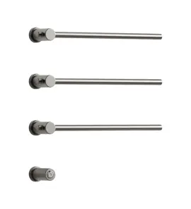  Galatea Design Balance Grzejnik elektryczny do ręczników 49 cm 3 elementowy z przyciskiem zasilania gunmetal GDD1A01GM WYPRZEDAŻ MODELU