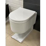   Galatea Design Belang Miska bezrantowa 48,5x35 z deską wolnoopadającą biały połysk GDG111GW